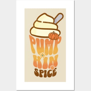 Groovy Pumpkin Spice Posters and Art